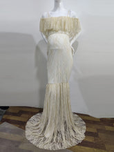 Load image into Gallery viewer, Lace Maternity Dress For Photo Shoot or  Baby Shower Dress