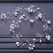 Load image into Gallery viewer, Bridal Fashion Headdress Handmade With Faux Crystal/Pearls Accessories