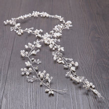 Load image into Gallery viewer, Bridal Fashion Headdress Handmade With Faux Crystal/Pearls Accessories