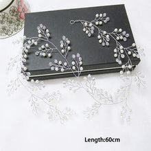 Load image into Gallery viewer, Bridal Fashion Headdress Handmade With Faux Crystal/Pearls Accessories