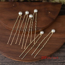 Load image into Gallery viewer, Elegant Bridal Faux Pearl Hairpin Accessories 20Pcs/box