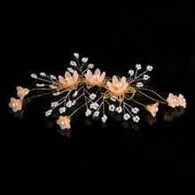 Load image into Gallery viewer, Elegant Bridal Hair Accessory Made With Faux Crystal And Pearls
