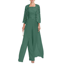 Load image into Gallery viewer, Elegant Mother of The Bride/Groom Pant Made In Chiffon And Lace