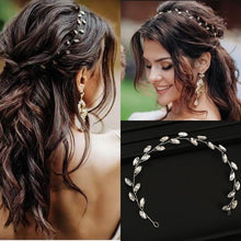 Load image into Gallery viewer, Silver Color Bridal Tiara Handmade Crystal Accessories