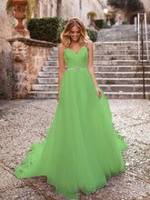 Load image into Gallery viewer, The Sales Rack-Luxury Bride Dress With Beading And Tulle A-line V-neck
