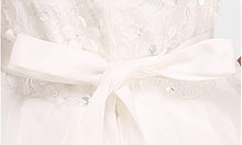 Load image into Gallery viewer, Glitz Spaghetti Straps Princess Flower Girl/Pageant Dress With Long Train - A Thrifty Bride Shop