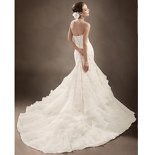 Load image into Gallery viewer, Off Shoulder Princess Wedding Dress Lace Sweetheart Corset And Puffy Ball Gown Skirt Free Shipping - A Thrifty Bride Shop