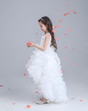 Load image into Gallery viewer, Pretty Lace Hi-Lo Flower Girl Dress Free Shipping - A Thrifty Bride Shop
