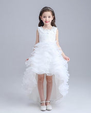 Load image into Gallery viewer, Pretty Lace Hi-Lo Flower Girl Dress Free Shipping - A Thrifty Bride Shop